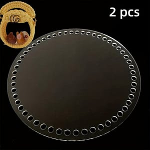 2-pack Plastic Round Weaving Panels With Holes For Diy Craft Bag Making Arts, Crafts & Sewing Shop Online at Dubai Trades