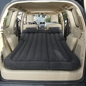 2-person Portable Car Air Mattress – Foldable Suv Rear Seat Travel Bed With Pillows, Repair Kit & Storage Bag – Pvc & Flocking, Black – Ideal For Camping & Road Trips Air Mattresses Shop Online at Dubai Trades 2