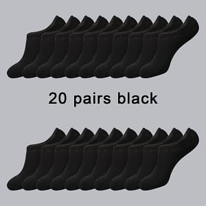 20 Pairs Of Men’ No-show Socks, Anti Odor & Sweat Absorption Breathable Socks, For Wearing Breathable Thin Clothing Shop Online at Dubai Trades