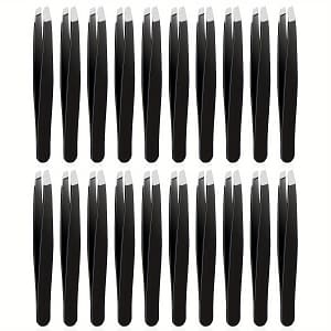 20-piece Stainless Steel Eyelash Tweezers Set For Eyelash, Eyebrow & Eyelash Extension – Precision Tweezers For Perfect Eyebrows Beauty & Personal Care Shop Online at Dubai Trades