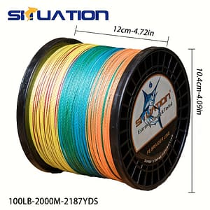 2000 Meters – 2187 Yards, Ultra- Line, Saltwater Fishing Line, 15-pound Tensile Strength Carbon Line, Sizes 12, 25, 40, 60, 80. Braided Line Shop Online at Dubai Trades 2