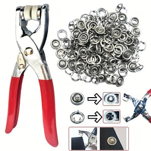 200pcs Stainless Steel Sewing Button & Snap Pliers Set – Easy Buckle Installation Kit Business, Industry & Science Shop Online at Dubai Trades
