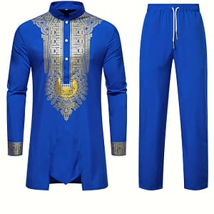 Women’s Floral Pajama Set, Short Sleeve Round Neck Top & Pants, Comfortable Relaxed Fit Clothing Shop Online at Dubai Trades 4