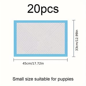 20/50pcs Of Pet Pee Pads, Highly Absorbent Pads For Small Dogs—making Your Pet’ Cleaner And More Comfortable! Specifically Designed For Puppies. Disposable Training Pads Shop Online at Dubai Trades
