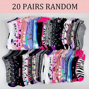 20/60 Pairs Candy Colored Socks, Casual & Breathable Low Cut Ankle Socks, Women’s Stockings & Hosiery Accessories Shop Online at Dubai Trades