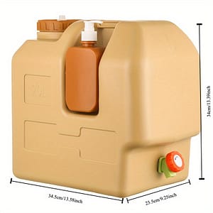 20l Hdpe Food-grade Plastic Water Container With Faucet – Camping, Car Travel & Outdoor Activities Camping & Hiking Shop Online at Dubai Trades