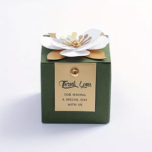 20pcs, Creative Flower Square Wedding Candy Box, Exquisite , Holiday Party Banquet Anniversary Gift Box, Wedding Supplies, Party Supplies Gift Boxes Shop Online at Dubai Trades 2