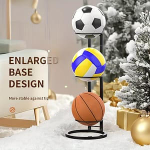 2/3/4/5-layer Basketball Storage Rack, Simple Sports Ball Display Rack For Football Volleyball Basketball Accessories Shop Online at Dubai Trades