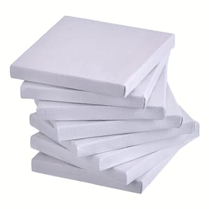 24-pack Mini Stretched Canvas Panels, Square Artist Canvas Boards For Painting, Art Canvas With Easel Display Arts, Crafts & Sewing Shop Online at Dubai Trades