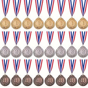 24pcs Metal Competition Medals Set, Event Hanging , School Football Commemorative Medals And Trophies Awards & Incentives Supplies Shop Online at Dubai Trades