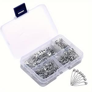 250pcs Household Safety Pins, 4 Different Sizes Of , Silvery Size Safety Pins In Bulk, Rust-proof, Sharp Safety Pins For Clothes And Sewing Arts, Crafts & Sewing Shop Online at Dubai Trades