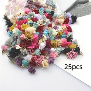 25pcs Elegant Multicolor Chiffon Tassel Pendants For , Hair Accessories & Crafts – Gdgdsy Clothing, Shoes & Jewelry Shop Online at Dubai Trades