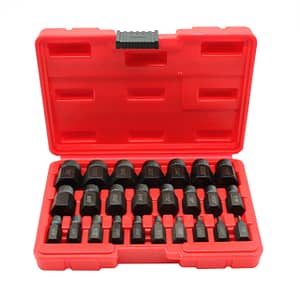 25pcs Steel Durable Screw Extractor Set, Easily Remove Damaged Bolts & Screws Hand Tools Shop Online at Dubai Trades