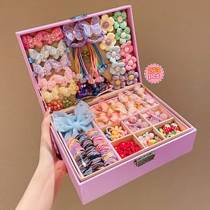 273pcs Girls Hair Accessories Colorful Cute Hair Clips Hair Rings, Lemon Love Accessories Shop Online at Dubai Trades
