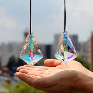 2pc K9 Hanging Prism Pendant Glass Beading Kit Arts, Crafts & Sewing Shop Online at Dubai Trades