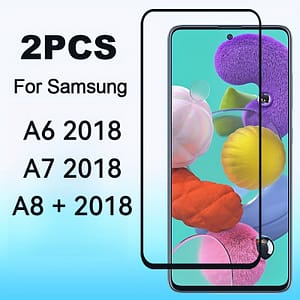 2pcs A3 2017 A5 2017 A6 A7 A8+2018 Protective Glass For Galaxy A6 A7 A8+2018 Screen Protector Film A6 A7 2017 A8+2018 Armored Tempered Glass Sheet Accessories Shop Online at Dubai Trades