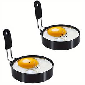 2pcs, Egg Rings (4”), Stainless Steel Egg Cooking Rings, Pancake Mold For Frying Eggs And , Kitchen Gadgets, Kitchen Stuff, Kitchen Accessories, Home Kitchen Items Cookware Shop Online at Dubai Trades