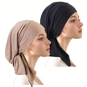 2pcs Fantasy Themed Polyester Turban Caps With Band, Breathable Knitted Headscarf Hats For Women, Hand Washable Clothing, Shoes & Jewelry Shop Online at Dubai Trades