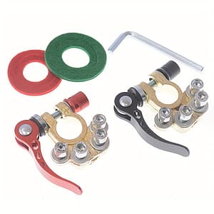 2pcs Positive And Negative Car Battery Stake Head Clips, Thickened Car Battery Terminal Clips Automotive Shop Online at Dubai Trades