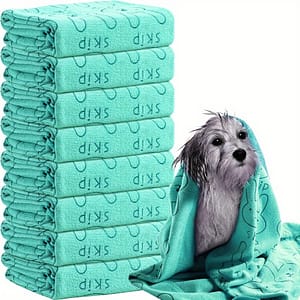2pcs Quick-dry Microfiber Dog Towels – Absorbent & Durable Pet Bath Towels For Grooming, Ideal For Small To Large Breeds Dogs Shop Online at Dubai Trades 2