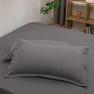 2pcs Soft & Breathable Solid Color Pillowcases – Skin-friendly, Machine Washable With Envelope Closure For Bedroom And , Bedding Shop Online at Dubai Trades