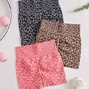 3 Pcs High-waisted Yoga Shorts For Women, Fitness Leggings, Moisture-wicking, Breathable, And Stretchy Active Shop Online at Dubai Trades