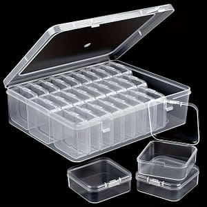 30-compartment Clear Plastic Organizer Box With Small Storage Containers – Beads, Jewelry & Craft Supplies – Home Organization Solution, Small Items Arts, Crafts & Sewing Shop Online at Dubai Trades