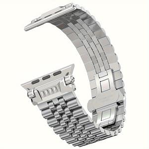 316l Stainless Steel Connector Strap For Watch Bands, Premium Metal Band Compatible With /1 In Sizes 49mm, 46mm, 45mm, 44mm, And 42mm, Suitable For Series 10/9/8/se2/7/6/se/5/4/3/2/1. Accessories Shop Online at Dubai Trades