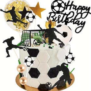 34pcs Soccer Cake Topper Soccer Ball Player Cake Decorations Soccer Figurine Soccer Birthday Cake Decoration For Men Boy Soccer Sport Theme Birthday Party Suppplies Cake Decorating Supplies Shop Online at Dubai Trades