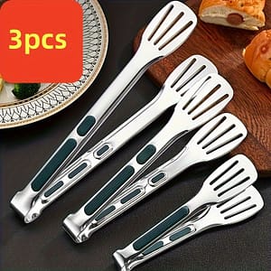 3/4pcs Stainless Steel Food Tongs, Anti-slip, For Salad, Bread, Bbq, Buffet, Cooking Tool, Kitchen Accessories Cooking Utensils Shop Online at Dubai Trades