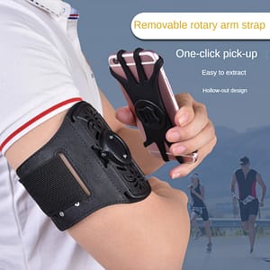 360 Sports Rotating Armband Outdoor Running Mobile Phone Arm Bag Detachable Mobile Phone Holder Armbands Shop Online at Dubai Trades