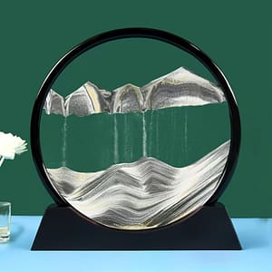 360-degree Rotation 3d Flowing Sand Painting: Morphological Change – Glass Art Decoration Desktop Motion Toys Shop Online at Dubai Trades