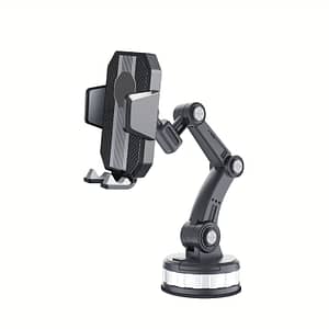 360° Rotatable Mobile Phone Holder – Durable Abs, Dashboard Mount, Adjustable Arm & Clamp For Cars, Trucks, Engineering Vehicles Automotive Shop Online at Dubai Trades