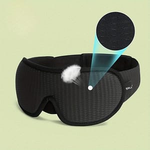 3d Contoured Sleep Mask For 100% Blackout – Hypoallergenic, Uv Protective Eye Cover, -free Material, Suitable For Types – Essential Travel Accessory – Includes No Components Eyes Shop Online at Dubai Trades