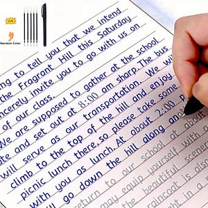 3d English Calligraphy Practice Book – Reusable Handwriting Copybook With Full Alphabet & Words For Use Education & Crafts Shop Online at Dubai Trades