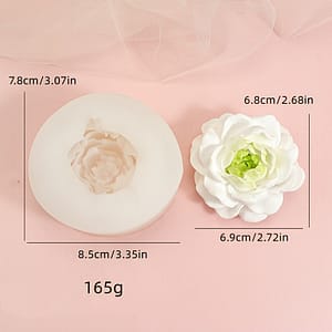 3d Silicone Rose Mold For Aromatherapy Soap, Crystal Resin, And Diy Crafts – Pink And White , Handmade And Home Decor Bakeware Shop Online at Dubai Trades