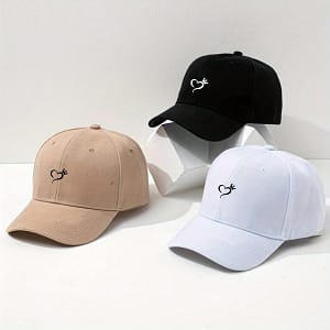 3pcs Adjustable Women’s Baseball Caps With Love Crown Print – Breathable, Sun-protective & Stylish For Sports, Travel & Streetwear Accessories Shop Online at Dubai Trades