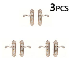 3pcs Elegant Black And Handles – Silent, Touch-sensitive Indoor Locks For Bedroom Doors, , Modern Home Accessory, Handles|decorative Door Hardware| Accents, Door Locks For Home Door Hardware & Locks Shop Online at Dubai Trades
