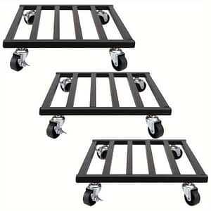 3pcs Heavy Duty Metal With Lockable Wheels – 10″ & 12″ Square Stands For Indoor/outdoor Use, To 150lbs Gardening & Lawn Care Shop Online at Dubai Trades