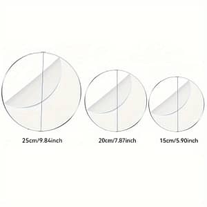 3pcs Round Cake Plates Acrylic Boards Multifunctional Cake Tools Cream Trimming Cake Decoration Discs Birthday Parties Cake Bakeware Kitchen Accessories Cake Decorating Supplies Shop Online at Dubai Trades
