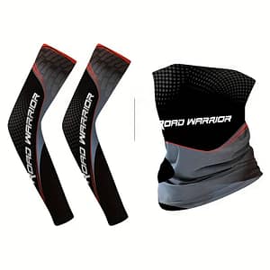 3pcs Set, 1 Pair Of Sleeves & 1 Sunshade Mask, Outdoor Driving Arm Cover Gloves, Fishing And Cycling Sunscreen Arm Covers Active Shop Online at Dubai Trades