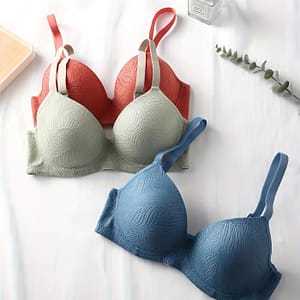 3pcs Solid Jacquard Bra, Elegant & Comfy Underwire Bra, Women’s Lingerie & Underwear Bras Shop Online at Dubai Trades