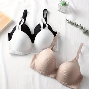3pcs Solid Jacquard Mesh Contrast Underwire Bra, Elegant Comfy Breathable Bra, Women’s Lingerie & Underwear Bras Shop Online at Dubai Trades