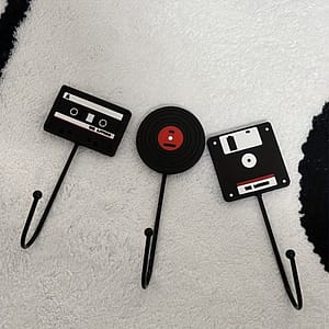 3pcs Vintage Industrial Style Office Hooks – , No-drill, For Headphones, Clothes, Backpacks & More – Strong Adhesive, Rust-proof Pvc Cubicle Hooks Shop Online at Dubai Trades