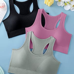 3pcs Women’ Bra, Yoga Fitness Running Vest Outside Wear Vest Wrap Chest Clothing Shop Online at Dubai Trades