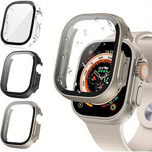 3pcs /ultra Screen Protector For Watch, 49mm – Tempered Glass With Built-in Hard Pc Buffer, Ultra-thin, Scratch-resistant Coverage For Accessories & Supplies Shop Online at Dubai Trades 2