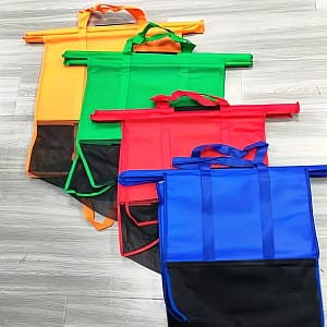 4-pack Grocery Shopping Cart Bags With Handles, Supermarket, Home Sorting & Storage Home & Kitchen Shop Online at Dubai Trades