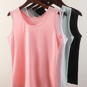 4-pack Women’ Color Camisole Vests, 92% Polyamide 8% Spandex, Breathable Slim Layer Tops, Knit Fabric, Lightweight Inner Wear For Adults Camisoles & Tanks Shop Online at Dubai Trades
