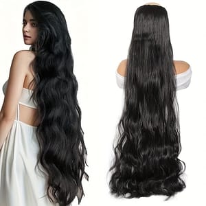 40″ Long Wavy Hair Extensions For Women – High-quality Synthetic Clip-in Hairpieces, Parties, Cosplay & Everyday , Fashion Hairpiece | Waves | Realistic Hairline, Hair Accessories Beauty & Personal Care Shop Online at Dubai Trades