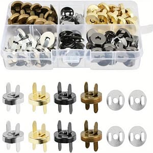40 Sets 14mm Magnetic Button Clasps Snaps Clasps Craft Sewing Buttons Knitting Buttons Sets For Sewing, Craft, Purses, Bags, Clothes, Leather, Arts, Crafts & Sewing Shop Online at Dubai Trades